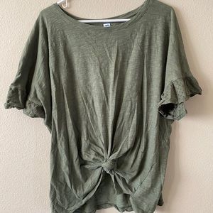 Army green top